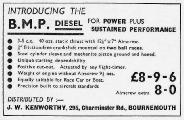 Introductory B.M.P. advert—Aeromodeller, January 1947