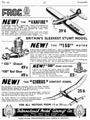 Initial advertisement for the FROG 500 PE—Aeromodeller, June 1951